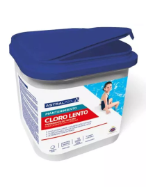 CLORO LENTO EN TABLETA (250 GRS. - ENVASE 5 KG.)