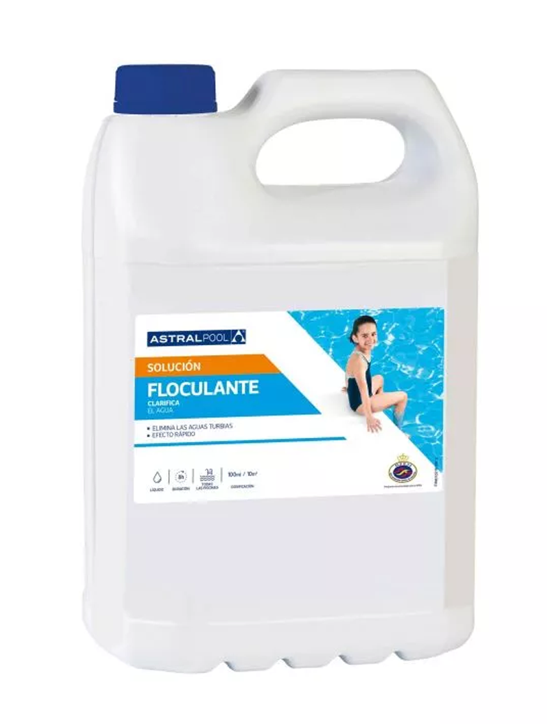 FLOCULANTE LÍQUIDO (GARRAFA 5 LTRS.) - I.V.A. INCLUIDO