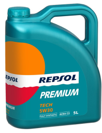 LATA REPSOL PREMIUM TECH 5W30 (5 ltrs.) - I.V.A y SIGAUS INCLUIDO.