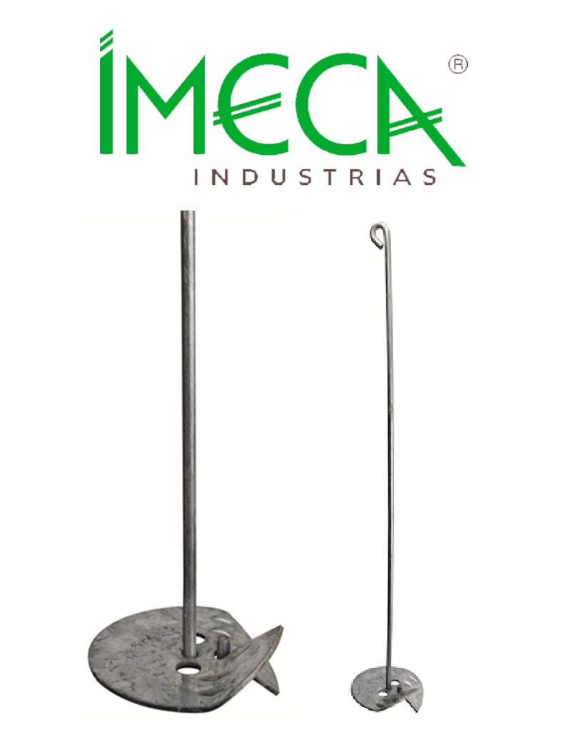 Varilla hélice Ø7X650 mm galvanizado (50 uds)