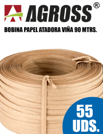 CAJA CINTA PAPEL ATADORA VIÑA (BOBINA DE 90MTRS.) (55uds.) - I.V.A y PORTES INCLUIDOS