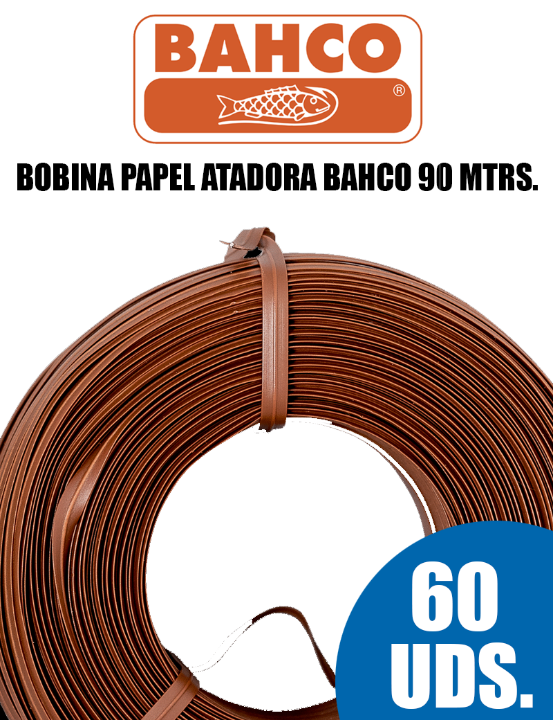 CAJA CINTA BAHCO PARA ATADORA VIÑA (BOBINA DE 90MTRS.) (60uds.) - I.V.A y PORTES INCLUIDOS