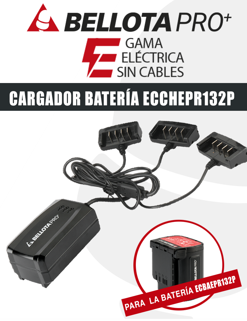 Cargador de tres vías Bellota ECCHEPRE132P