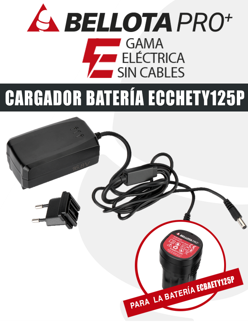 CARGADOR DE 2 VÍAS PARA BATERÍA DE ATADORA BELLOTA - I.V.A Y PORTES INCLUIDOS