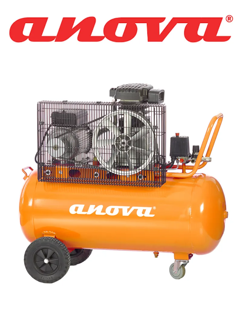 COMPRESOR AIRE ANOVA (4HP, 10BAR, 100 LTRS) - I.V.A. Y PORTES INCLUIDOS.