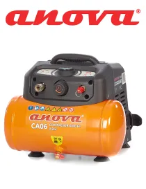 COMPRESOR AIRE ANOVA (1,5HP, 8BAR, 6 LTRS) - I.V.A. Y PORTES INCLUIDOS.