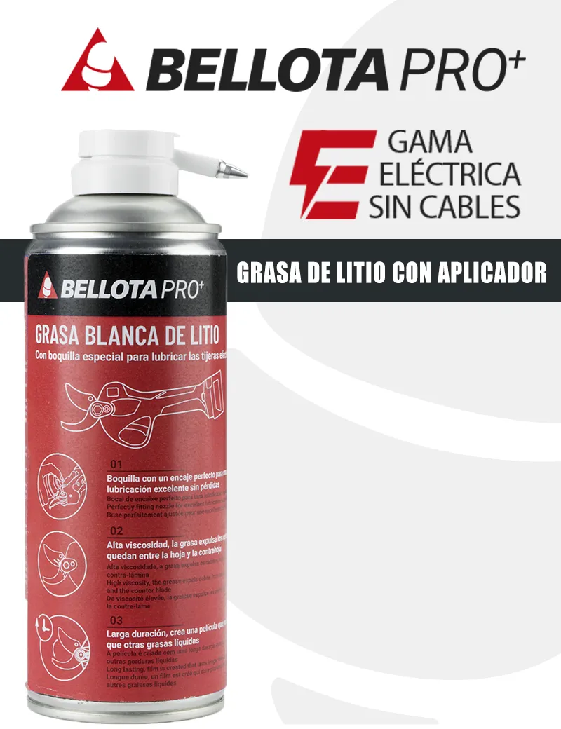 TIJERA ELÉCTRICA BELLOTA EPR132P (32mm.) 3 BATERÍAS. - I.V.A Y PORTES  INCLUIDOS - Suministros Agrícolas