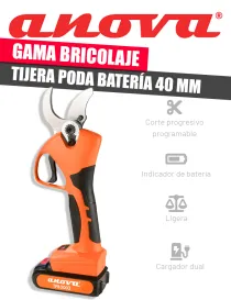 TIJERA ELÉCTRICA ANOVA TPB3003 - I.V.A Y PORTES INCLUIDOS.