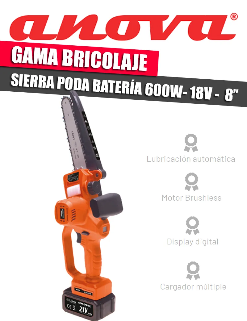 SIERRA PODA BATERIA 600W MB600