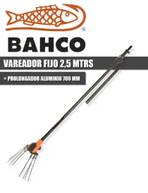 VAREADOR FIJO BAHCO 2,5 MTRS + PROLONGADOR ALUMINIO 700MM - I.V.A. + PORTES INCLUIDOS