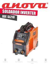 SOLDADOR INVERTER ANOVA 210A - I.V.A + PORTES INLCUIDOS.