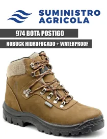BOTA POSTIGO NOBUCK HIDROFUGADO + WATERPROOF - I.V.A + PORTES INCLUIDOS.