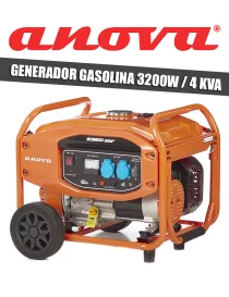 GENERADOR ANOVA GASOLINA 3200 W / 4 KVA