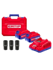 PISTOLA DE IMPACTO 1/2" 850NM EMTOP ECIWL208.