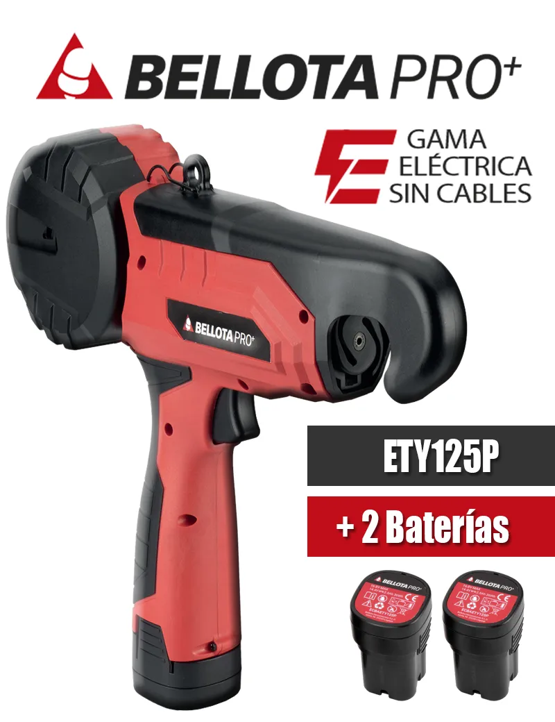 ATADORA ELÉCTRICA BELLOTA (2 BATERÍAS) - I.V.A Y PORTES INCLUIDOS