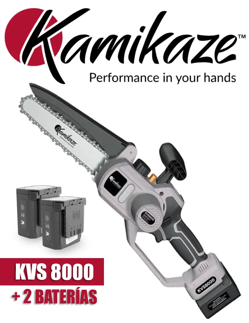 SIERRA ELÉCTRICA KAMIKAZE KVS 8000 - I.V.A Y PORTES INCLUIDOS.