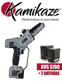 MOTOSIERRA ELÉCTRICA KAMIKAZE KVS 5700 - I.V.A Y PORTES INCLUIDOS.