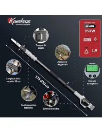 MOTOSIERRA ELÉCTRICA KAMIKAZE KVS 7000P - I.V.A Y PORTES INCLUIDOS.