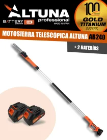 MOTOSIERRA TELESCÓPICA ALTUNA AB240 - I.V.A Y PORTES INCLUIDOS.