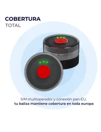 BALIZA V16 DE EMERGENCIA HOMOLOGADA CONECTADA GEOLOCALIZABLE CON DGT 3.0 HELIOS
