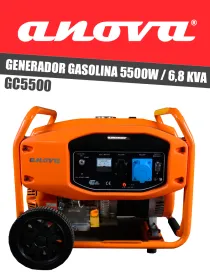 GENERADOR ANOVA GASOLINA 5500W / 6,8 KVA - I.V.A. Y PORTES INCLUIDOS