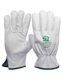 Guantes piel flor gris. Modelo TB 160IBZ