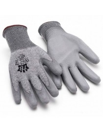 Guantes soporte HPPE gris y fibra de vidrio sin costuras. Modelo 401G2 DYN