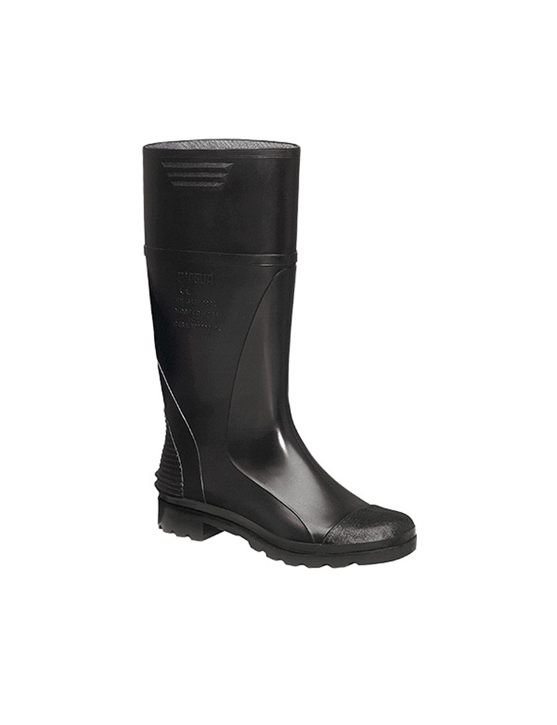 Bota de goma P´agua monocolor negra alta - IVA Incluido.
