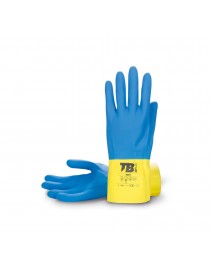 GUANTES LATEX AZUL/AMARILLO MOD. 9007 - I.V.A INCLUIDO