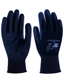 Guante de nylon sin costuras con PU en la palma. Modelo SuperContact S-2000