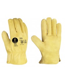 Guantes piel vacuno invierno. Modelo 335