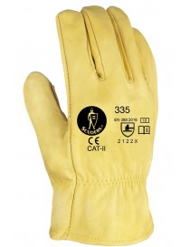 Guantes piel vacuno invierno. Modelo 335