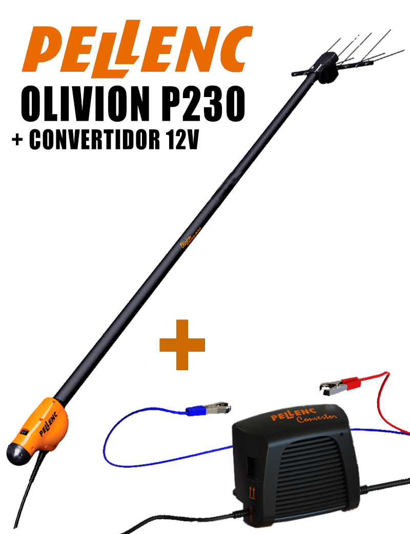 VAREADOR PELLENC OLIVION P230 (CON CONVERTIDOR 12V) - I.V.A. Y PORTES PAGADOS.