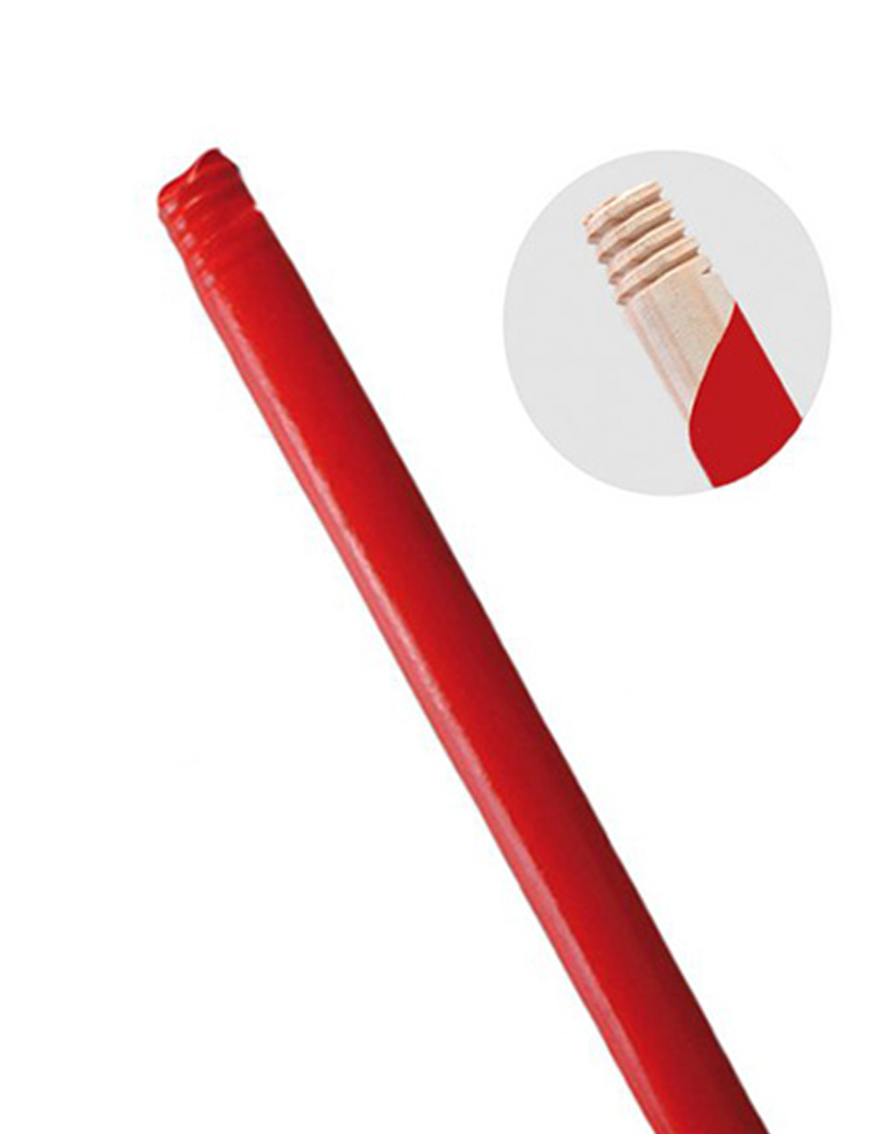 Mango Ø22 madera forrado punta roscada