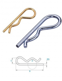 Pasador R de 4 mm (100 unidades) - I.V.A INCLUIDO Pasador R de 4 mm (100 unidades) - I.V.A INCLUIDO