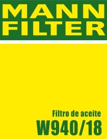 FILTRO MANN - W940/18 - I.V.A INCLUIDO