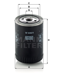 FILTRO MANN W936/4 - I.V.A INCLUIDO.