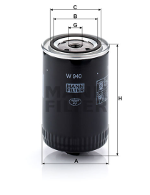 FILTRO MANN W940