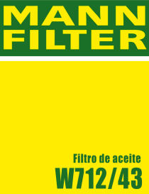 FILTRO MANN W712/43 - I.V.A INCLUIDO.