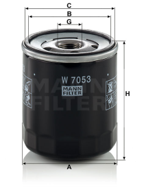 FILTRO MANN W7053- I.V.A INCLUIDO.