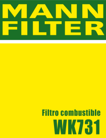 FILTRO MANN WK731 - I.V.A INCLUIDO.