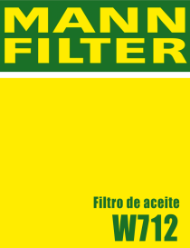 FILTRO MANN W712 - I.V.A INCLUIDO