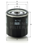 FILTRO MANN W712 - I.V.A INCLUIDO