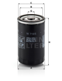 FILTRO MANN W719/5- I.V.A INCLUIDO