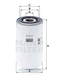 FILTRO MANN W9019 - I.V.A INCLUIDO
