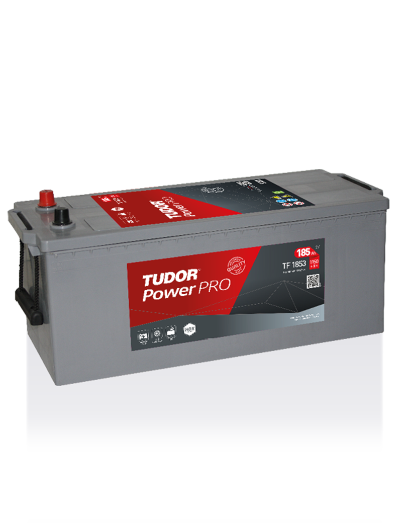 Batería TUDOR 185Ah (positivo izquierda) TB1853 - I.V.A. INCLUIDO.