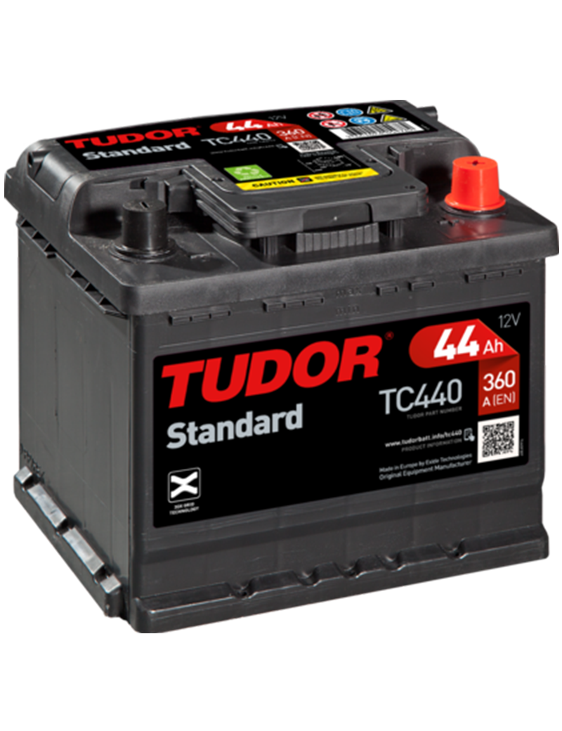 Tudor TB440. Autobatterie Tudor 44Ah 12V