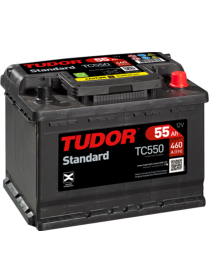 TUDOR STANDARD 55Ah (positivo derecha) TC550 - I.V.A. INCLUIDO.
