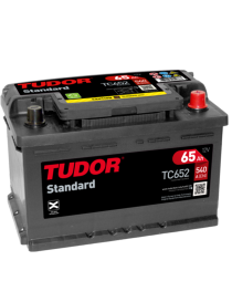Batería TUDOR STANDARD 65Ah (positivo derecha) TC652 - I.V.A. INCLUIDO.