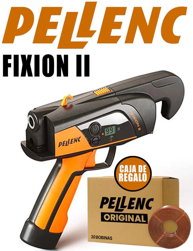 Atadora PELLENC FIXION II con batería + REGALO - I.V.A Y PORTES INCLUIDOS